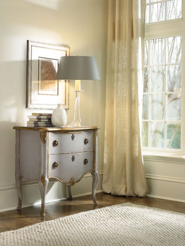 Hooker® Furniture Melange Light Gray/Gold Chest-1