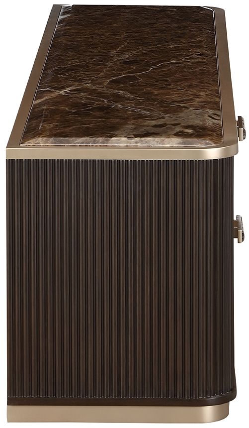 Michael Amini® West Kensington Medium Espresso Media Cabinet-3