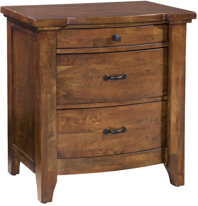 Napa Furniture Design Whistler Retreat Chestnut Large Nightstand-0