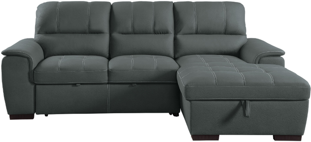 Homelegance® Andes 2-Piece Gray Sectional-0