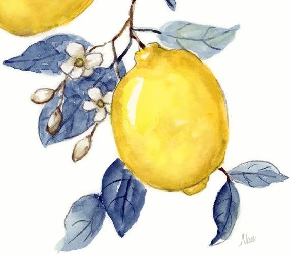 Classy Art Odyssey Lemons II by Nan Wall Art-1
