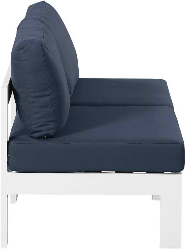 Meridian Furniture Nizuc 2-Piece Navy Outdoor Patio Modular Sofa-2