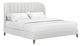 A.R.T. Furniture® Dante Custard King Wide Channel Upholstered Panel Bed -0