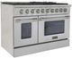 Kucht Professional KDF Series 48" Stainless Steel Pro Style Dual Fuel Range-3