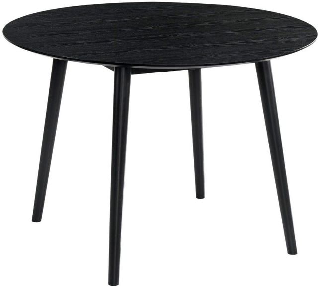 Armen Living Arcadia Black 48" Round Dining Table-1