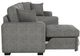 Mazin Furniture Logansport Gray 2-Piece Sectional with Pull-out Ottoman-3