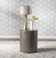 Liberty Furniture Modern Farmhouse Dusty Charcoal Drum End Table-1