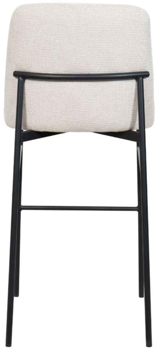 New Classic® Home Furnishings Erik Beige/Black Upholstered Bar Stool-4