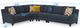 Jackson Furniture Foley 4-Piece Lead L-Shape Sectional-4