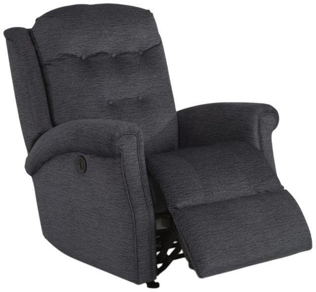 Flexsteel® Minnie Navy Power Rocking Recliner-1