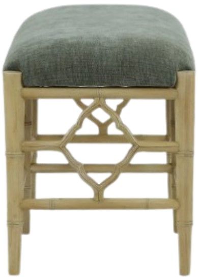 Bramble Chinois Upholstered Bench-2