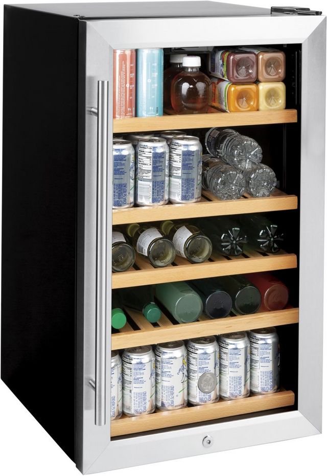 GE® 4.1 Cu. Ft. Stainless Steel Wine Cooler-5