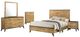 Coaster® Kaywood 5-Piece Natural Pine Eastern King Bedroom Set-0