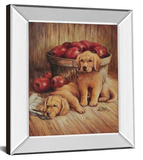 Classy Art Yellow Labs Wall Art-1