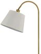 Cal® Lighting & Accessories Covington Antique Brass/Light Gray Floor Lamp-1