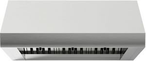 Front view of the XO Luxury 42" Stainless Steel Outdoor Range Hood