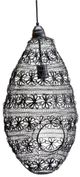 A & B Hoime Black Oval Florence Wire Weave Pendant Light-0