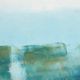 Olliix by Madison Park Signature Blue Morning Fields Green Hand Embellished Framed Canvas-2