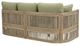 Signature Design by Ashley® Vision Lane Beige/Green Fabric/Wooden Outdoor Sofa-3