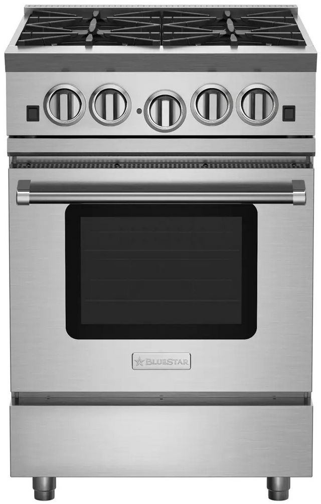 BlueStar® RNB Series 24" Stainless Steel Pro Style Natural Gas Range