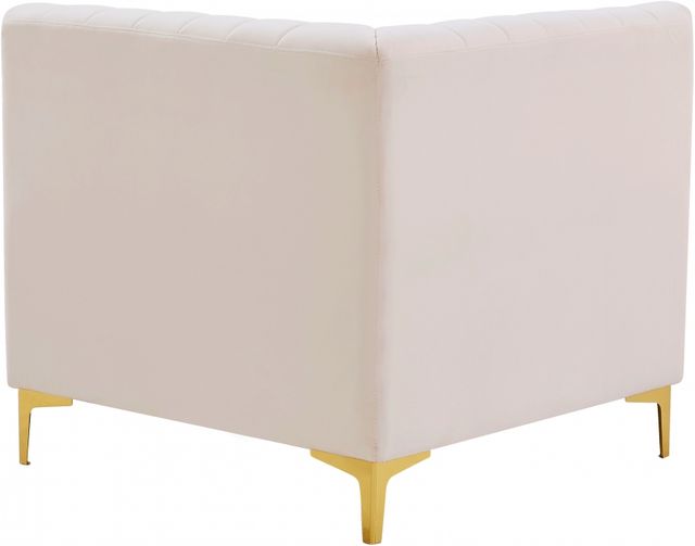 Meridian Furniture Alina Pink Velvet Armless Chair-3