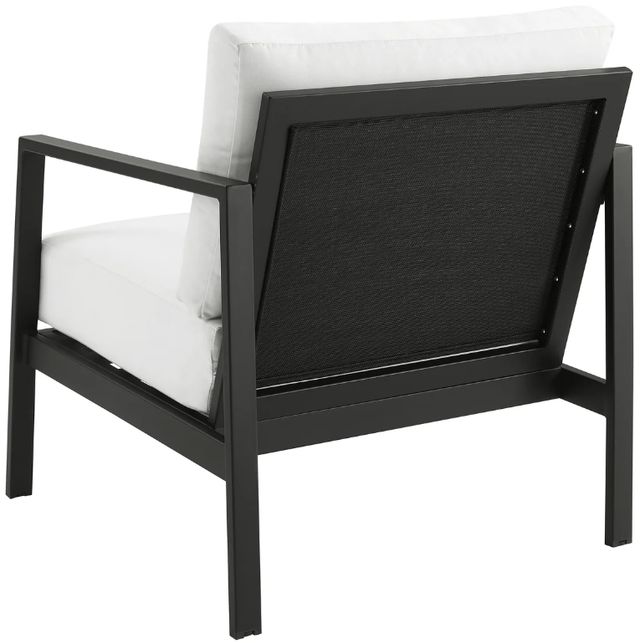 Linon Alora Natural Aluminum/Fabric Outdoor Armchair-4