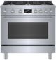 Bosch 800 Series 36" Stainless Steel Pro Style Natural Gas Range-0