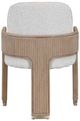Michael Amini® West Kensington Sea Salt Caramel Dining Arm Chair-3