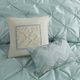Olliix by Madison Park Laurel 7 Piece Seafoam King Tufted Comforter Set-5