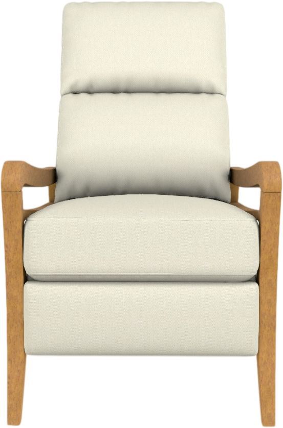 Best® Home Furnishings Customizable Field & Stream Home Ryberson Manual High Leg Recliner with Honey Birch Legs-1
