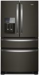 Whirlpool® 36" 24.5 Cu. Ft. Fingerprint Resistant Black Stainless Steel French Door Refrigerator-0