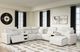 Signature Design by Ashley® ModMax II 7-Piece Stone Power Reclining Right-Arm Facing Sectional with Chaise and Audio Consoles-1