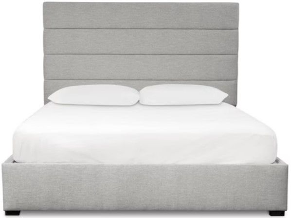 Bassett® Furniture Customizable Parkton Queen Upholstered Panel Bed-1