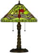 Cal® Lighting & Accessories Tiffany Antique Brass Table Lamp-0