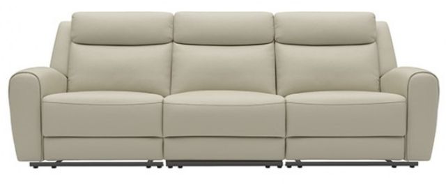 Furniture of America® Jacobus Beige Manual Reclining Sofa-0