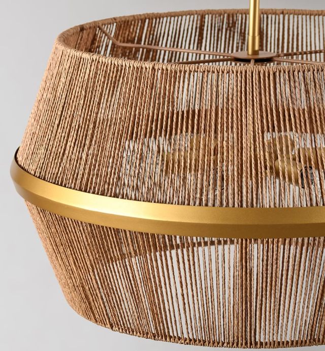 Classic Home Wendy Gold/Natural Chandelier-2