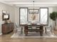 Homelegance® Franco 5-Piece Gray/Walnut Dining Set-0