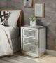 ACME Furniture Lavina Mirrored Accent Table with Faux Diamonds Inlay-4