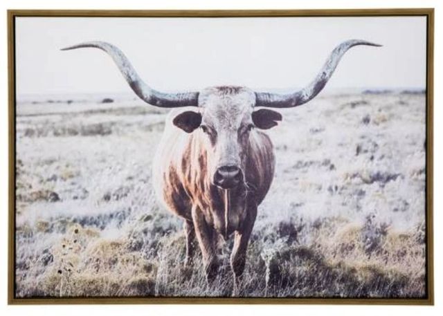 YHD Longhorn Wall Art-0