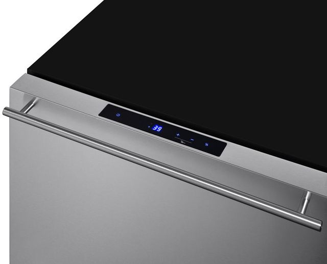 Summit® 1.6 Cu. Ft. Stainless Steel Refrigerator Drawer-2