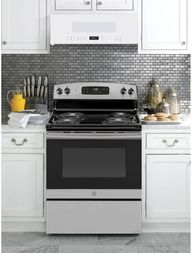 GE® 1.2 Cu. Ft. White Over The Range Microwave-4