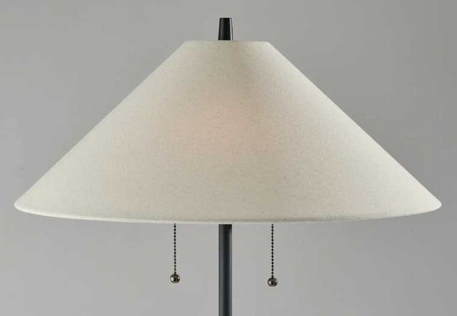 Adesso® Palmer Black Floor Lamp-2