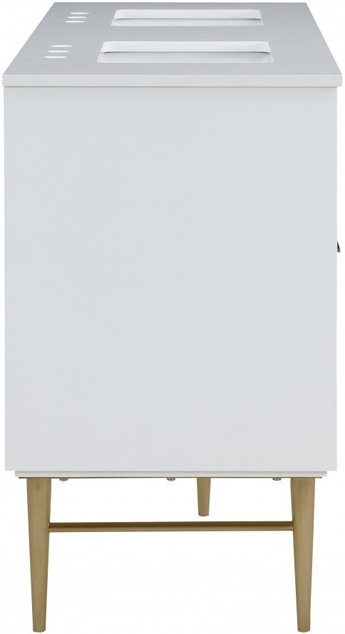Meridian Furniture Modernist White 60" Bathroom Vanity-4