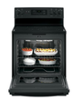 GE® 30" Black Free Standing Electric Range-1