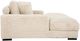 Primo™ International Cuddler Taupe Chaise Lounge with Cupholder and USB Ports-2