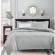 Olliix by Madison Park Grey King/California King Quebec Reversible Coverlet Set-2