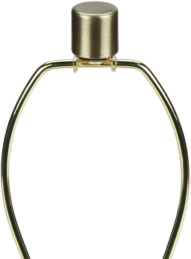 Monarch Specialties Inc. 27"H Grey Ceramic Table Lamp-1
