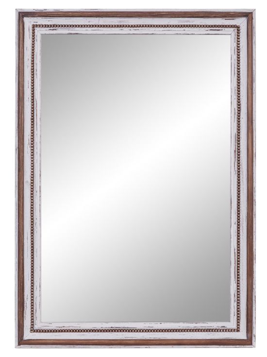 Deco Marche Brown Beaded Wall Mirror-0