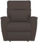 La-Z-Boy® Noton Walnut Leather Manual Wall Recliner-1