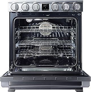 Dacor® 30" Silver Stainless Pro Style Induction Range-1